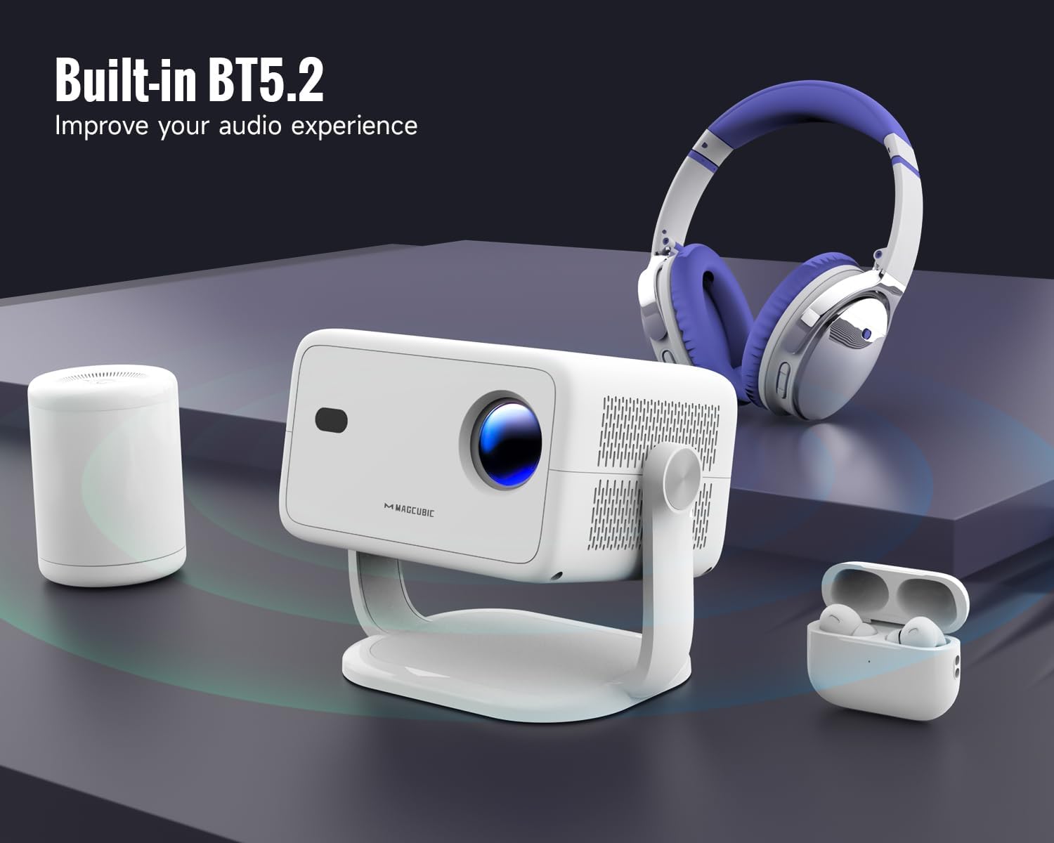 The L018 projector built-in BT5.2