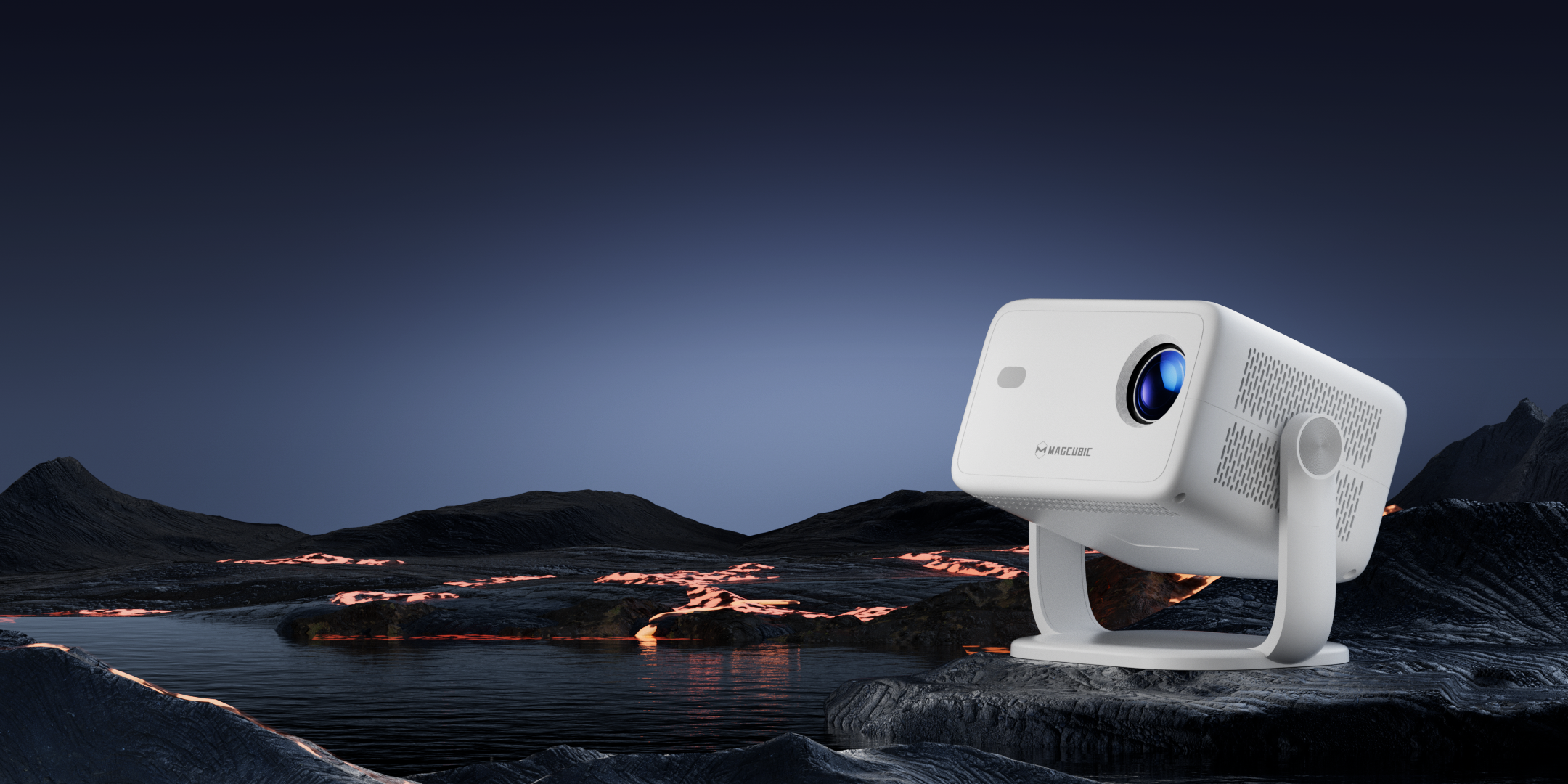 The Magcubic L018 home projector