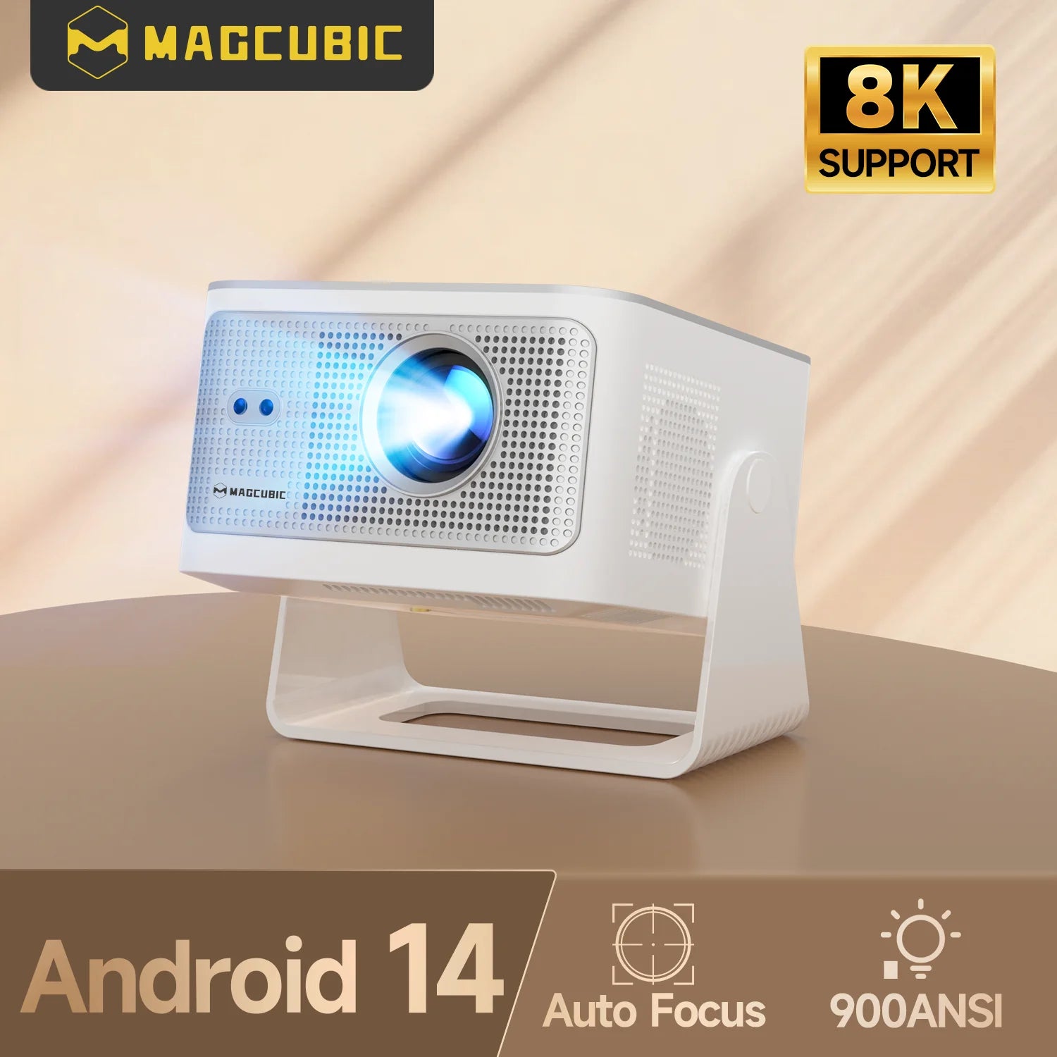 The Magcubic HY350 Max projector support 8k & Android 14