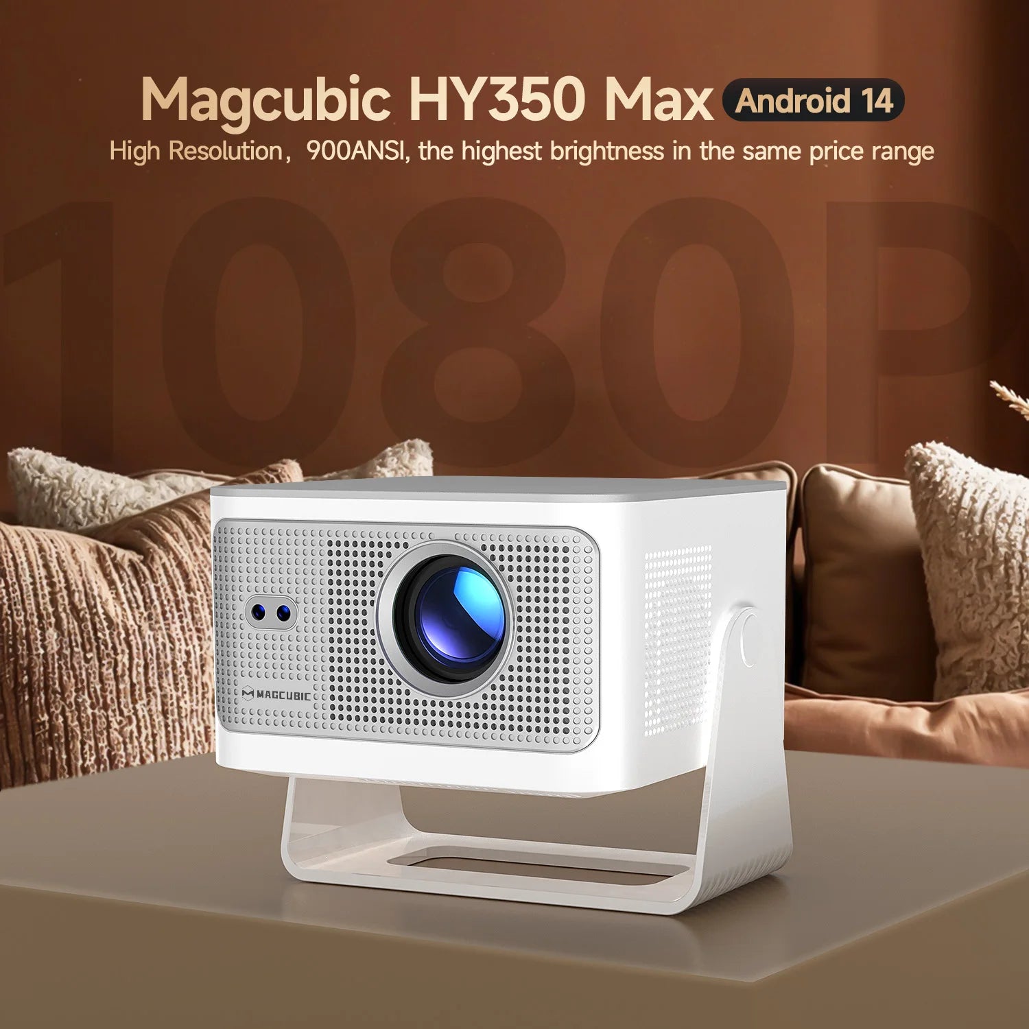 The Magcubic HY350 Max projector