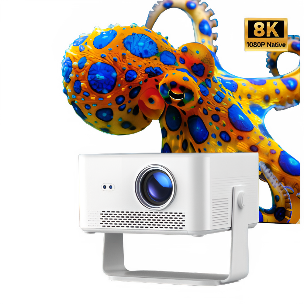 Magcubic HY450 MAX 1100 Ansi Lumens LED Projector Native 1080P Wifi6 B