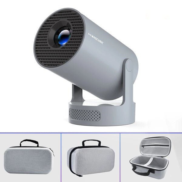 Magcubic 4K HY300 Pro + Projector Built in 5W Speaker 1280*720P Android 11 8000 Lumens Wifi6 BT5.4 Outdoor Portable Projector