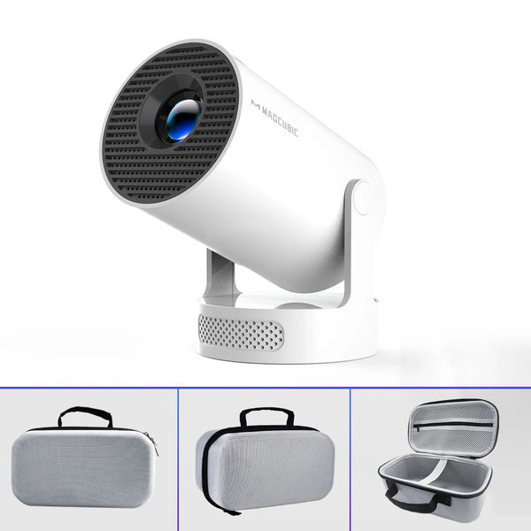 Magcubic 4K HY300 Pro + Projector Built in 5W Speaker 1280*720P Android 11 8000 Lumens Wifi6 BT5.4 Outdoor Portable Projector