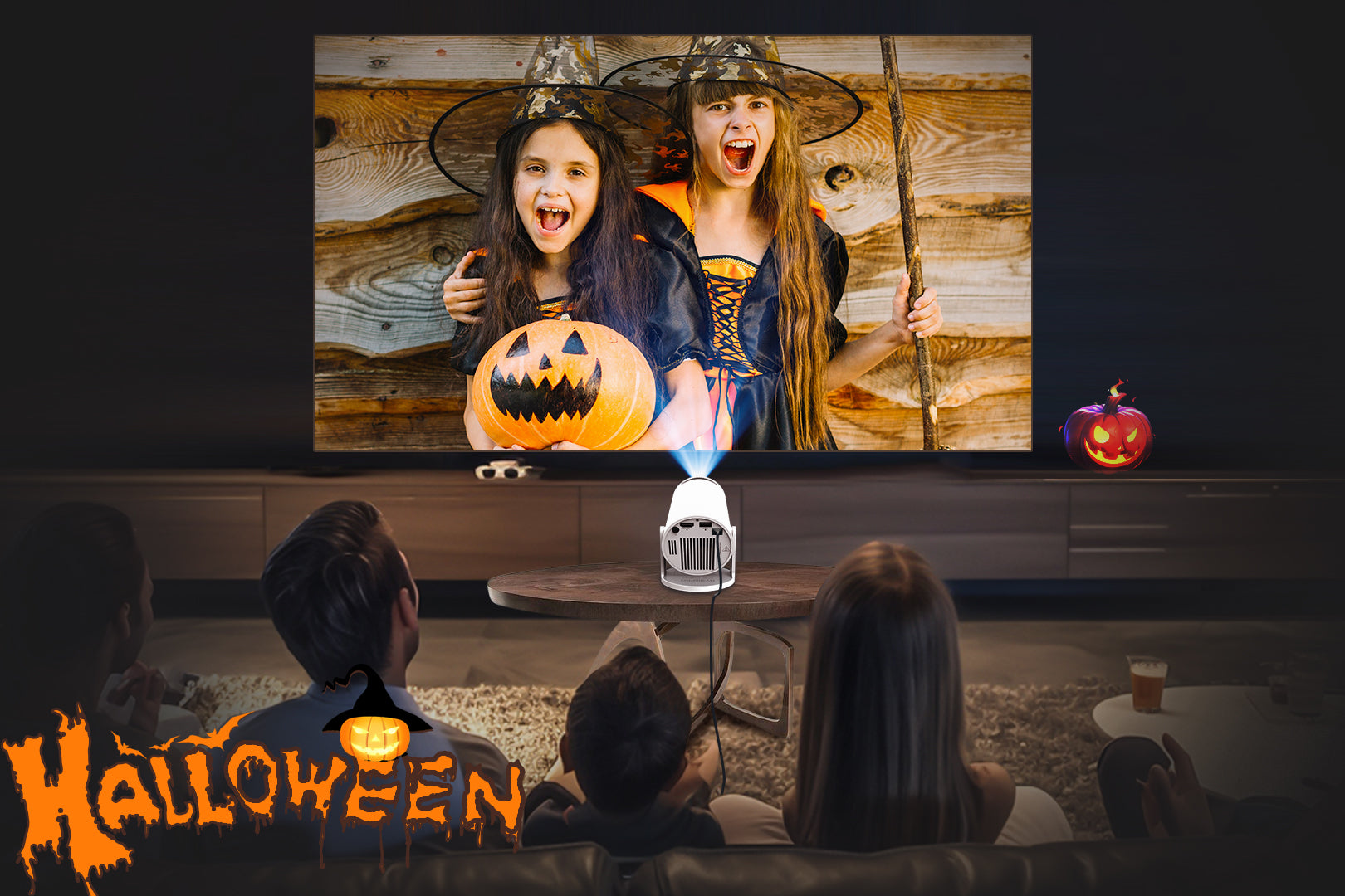 🎃 Halloween Outdoor Projector Brightness Guide | Light Up Your Party with Magcubic