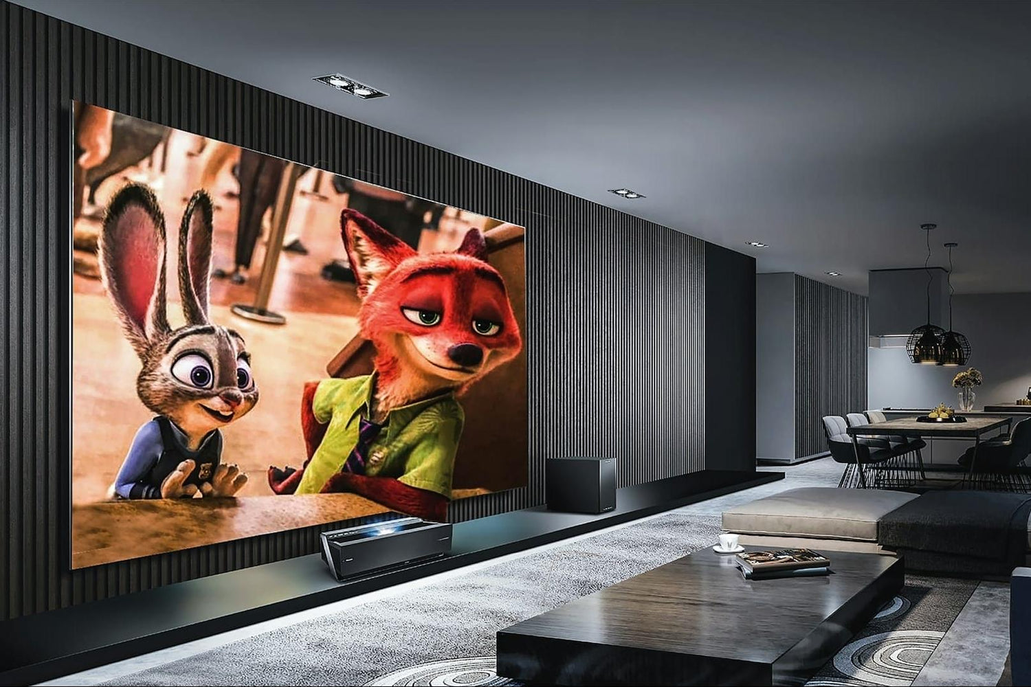use a projector as a TV to watch movie