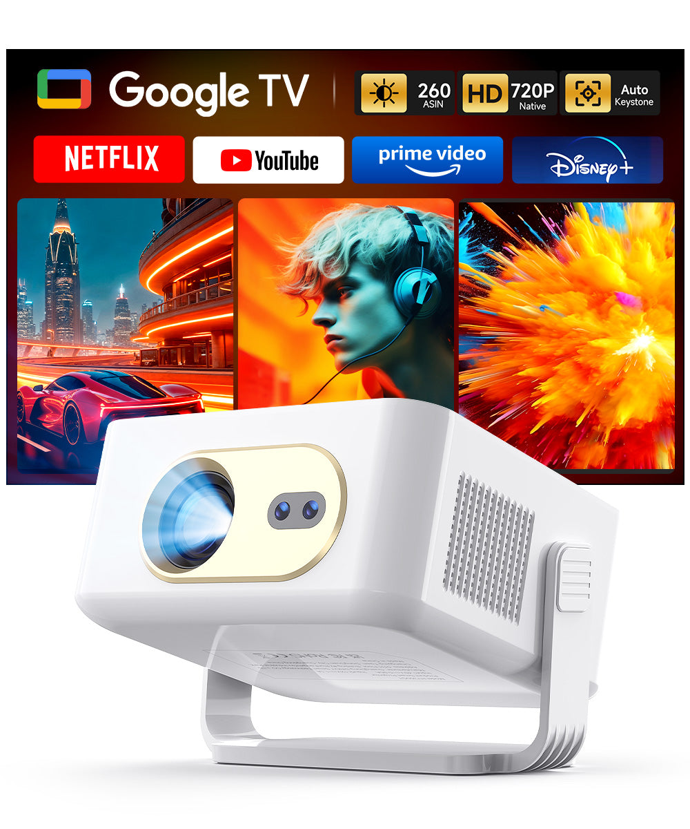 Magcubic HY300GT HD Projector Android 14 260 ANSI Lumens 2K Home Theater Dual Wifi Smart Beamer Auto Focus Google Voice
