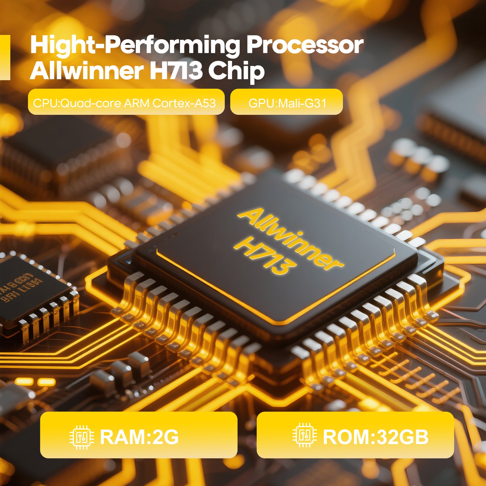 Magcubic HY450C 900ANSI Auto Focus Projector 8K 1080P Ultra Short Throw Allwinner H713 BT5.4 Auto Offset Home Theater Voice