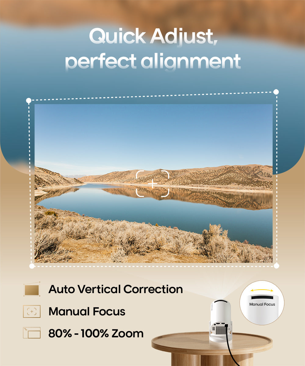 Magcubic HY300 Pro Projector Mini Portable | 4K Support Android 11 WiFi6 BT5.0 | 200 ANSI Home Theater & Outdoor