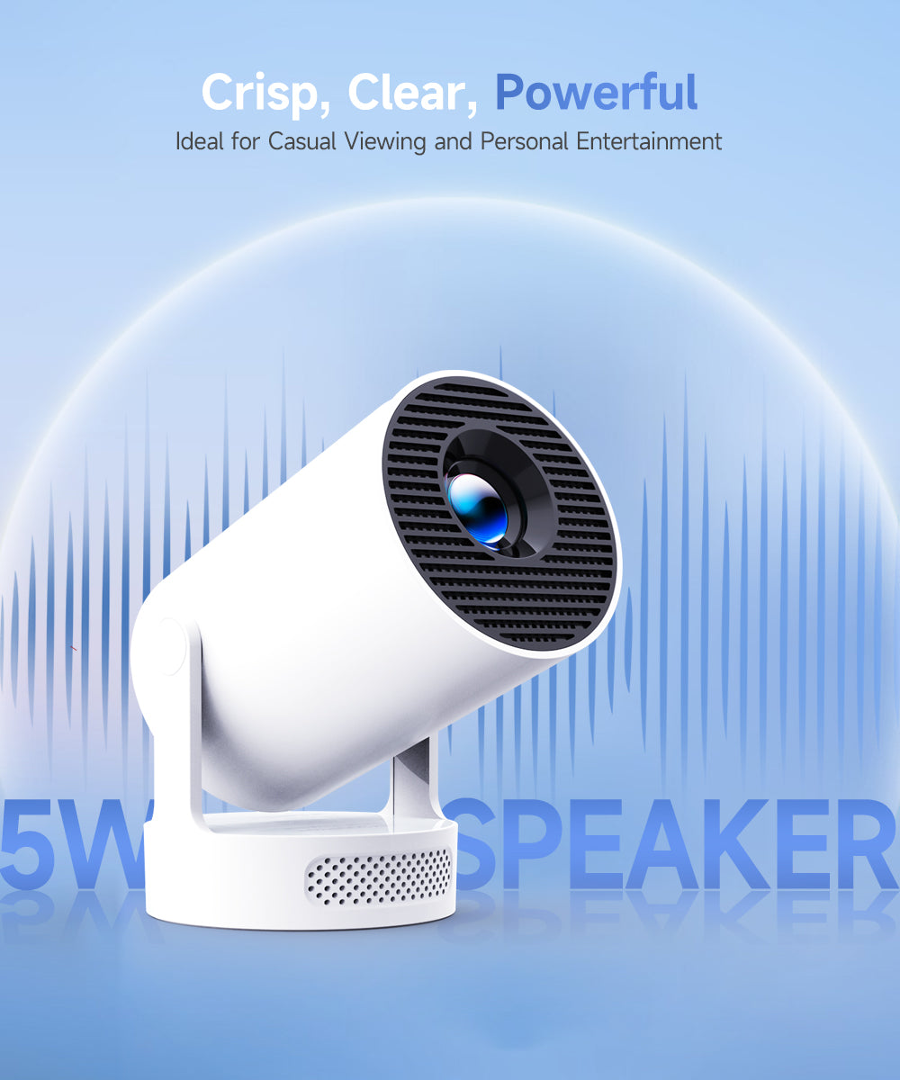 Magcubic 4K HY300 Pro+ Projector Built in 5W Speaker 1280*720P Android 11 8000 Lumens Wifi6 BT5.4 Outdoor Portable Projector